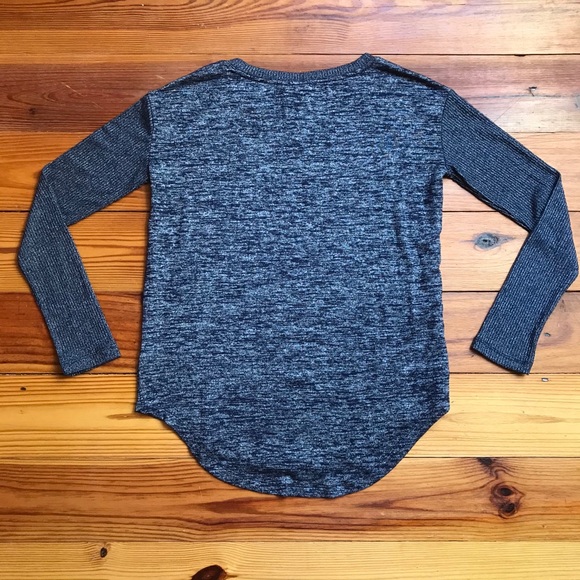 Gap Heather Navy Blue Long Sleeve Top, NWT, XS - Picture 10 of 12